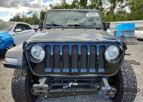 2020 Jeep Wrangler Unlimited Sport из США, поврежденный, VIN 1C4HJXDGXLW241906